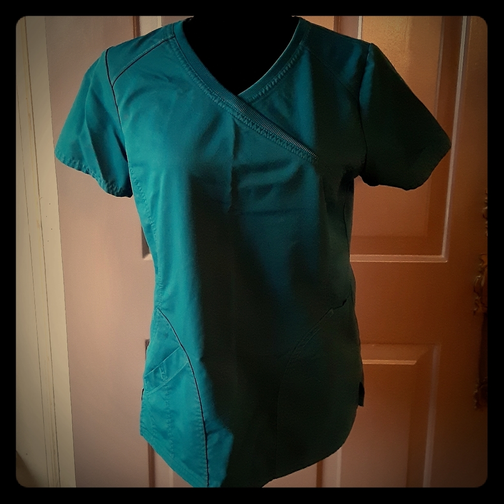Dark Turquoise Scrub Shirt